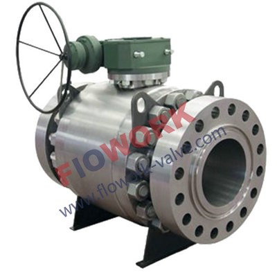 Duplex stainless steel ball valve